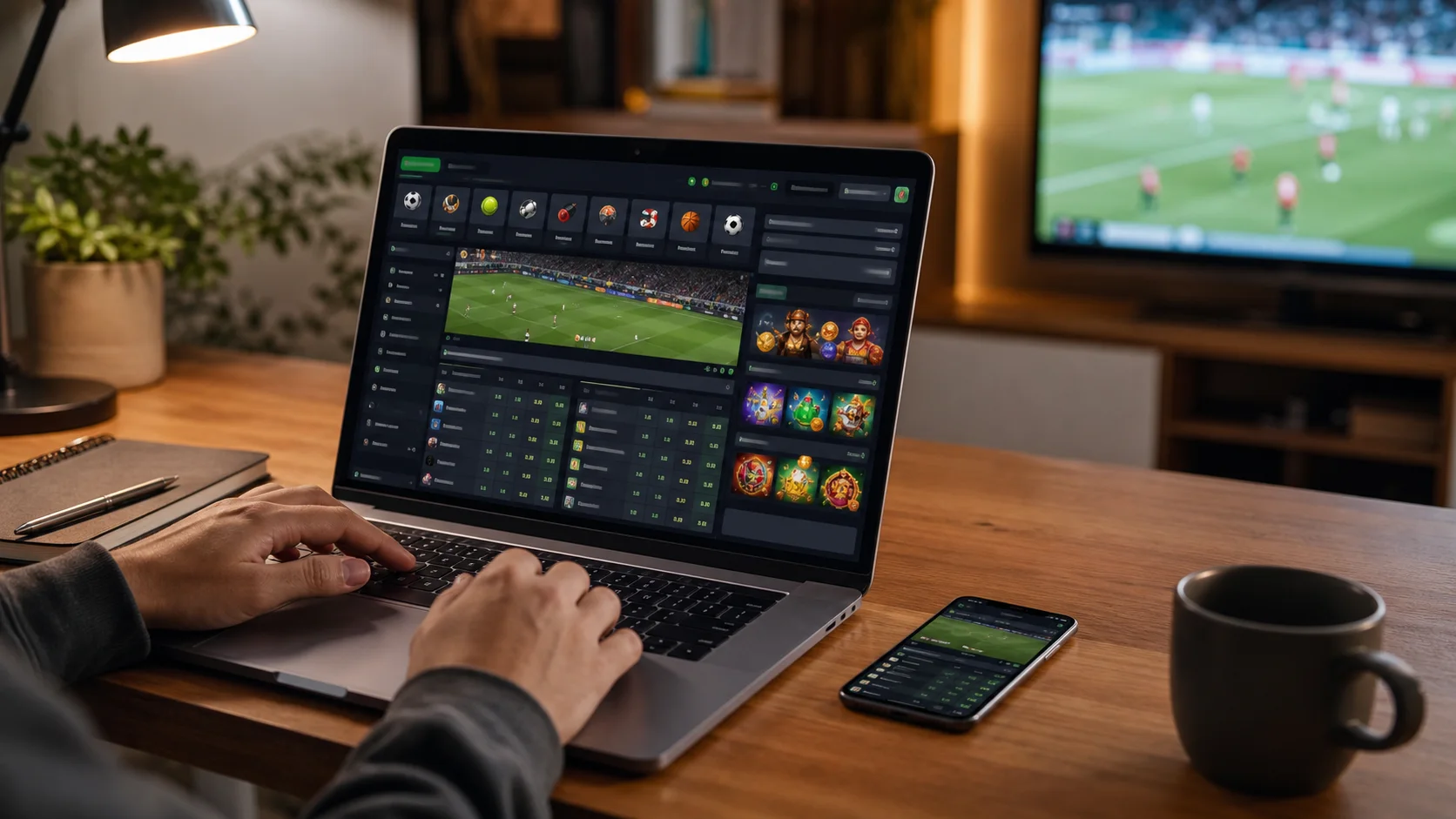 Plataforma 888starz em notebook e celular com apostas esportivas e cassino online